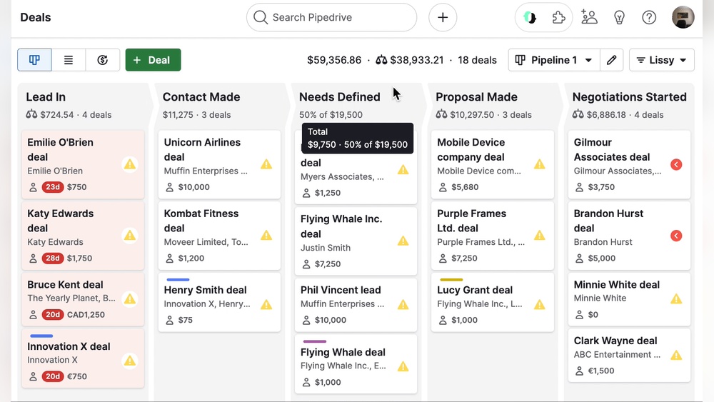 Pipeliner Vs Pipedrive