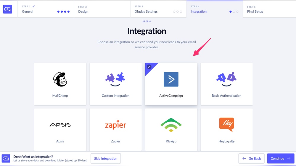 Activecampaign Integrations